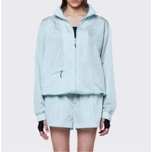NWT RAINS Track Jacket Size Small Blue Sky $155 MSRP Style 18900